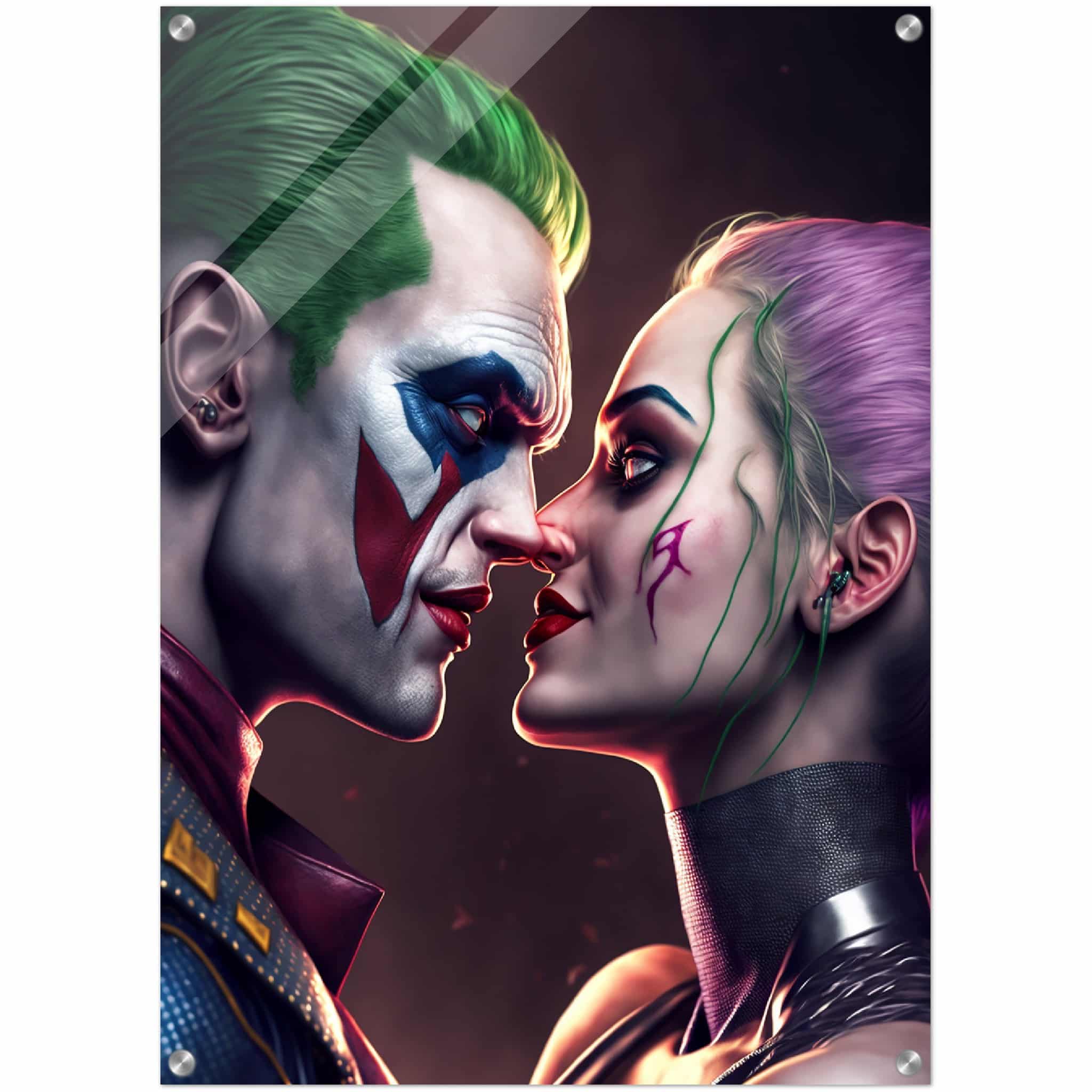 Tableau plexiglass Harley Quinn & Joker