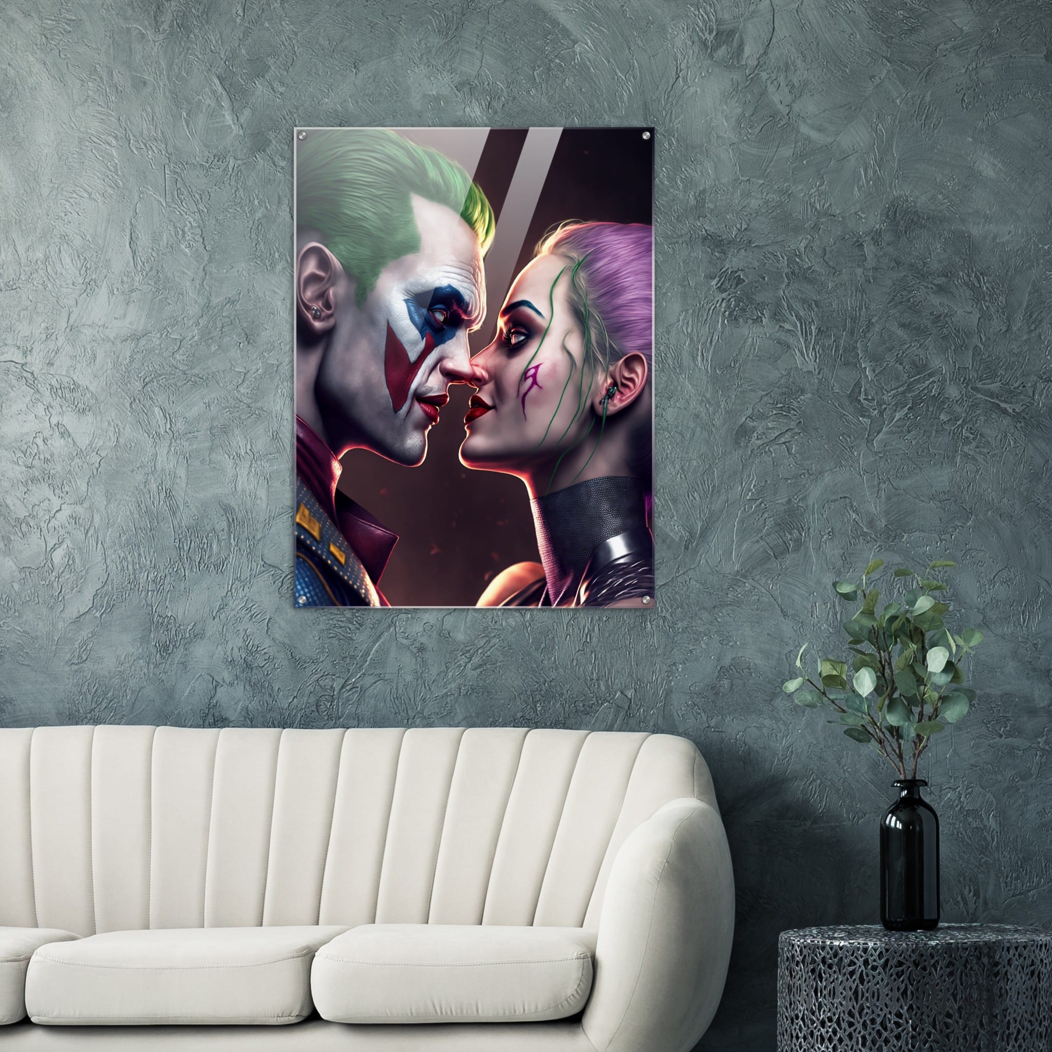 Tableau plexiglass Harley Quinn & Joker