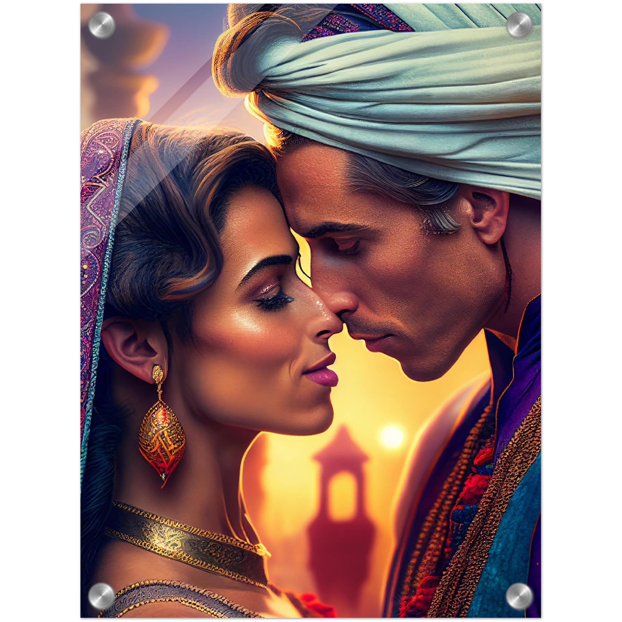 Tableau plexiglass Aladdin & Jasmine